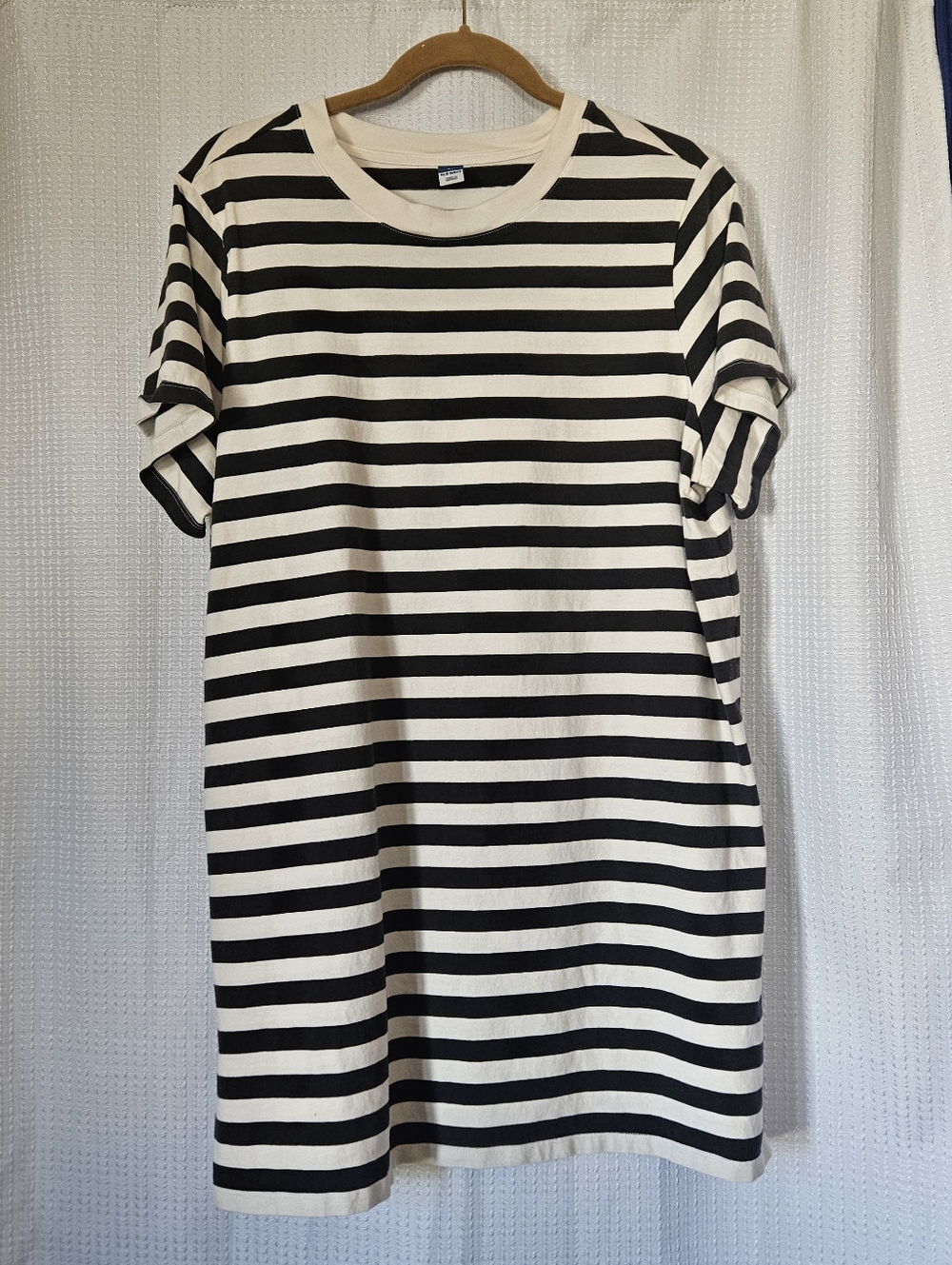 Old Navy Black Striped Dress SIZE XL